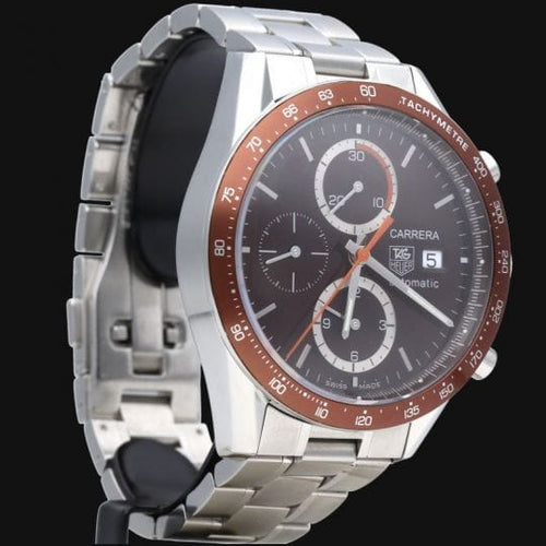Montre TAG Heuer Carrera - Montre Calibre 16 chronographe 58 Facettes MT44518
