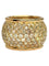 Bague 52 Bague dôme en or jaune 18K et diamants 7 ct 58 Facettes 2336