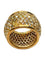 Bague 52 Bague dôme en or jaune 18K et diamants 7 ct 58 Facettes 2336