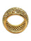 Bague 52 Bague dôme en or jaune 18K et diamants 7 ct 58 Facettes 2336