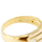 Bague Bague homme - Chevalière en or jaune 18 ct avec diamant 0,08 ct 58 Facettes 35928
