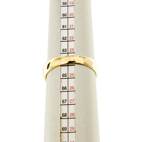 Bague Bague homme - Chevalière en or jaune 18 ct avec diamant 0,08 ct 58 Facettes 35928