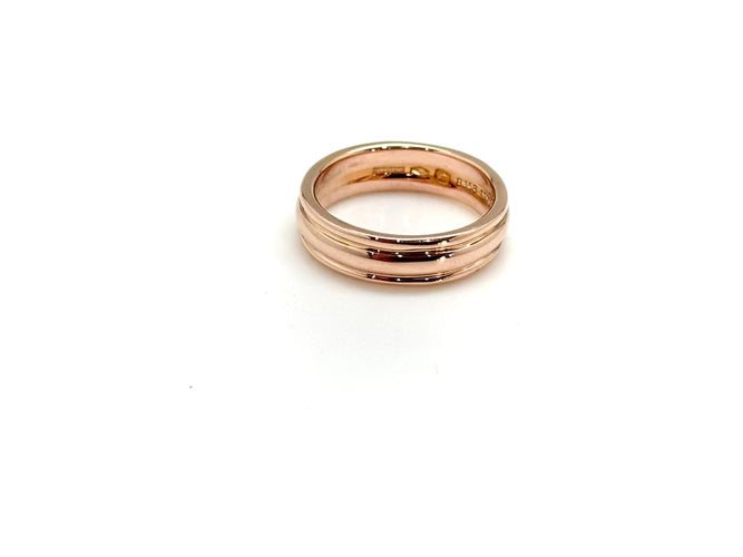Bague 54 Boucheron - Alliance en or rose 18k 58 Facettes M9560