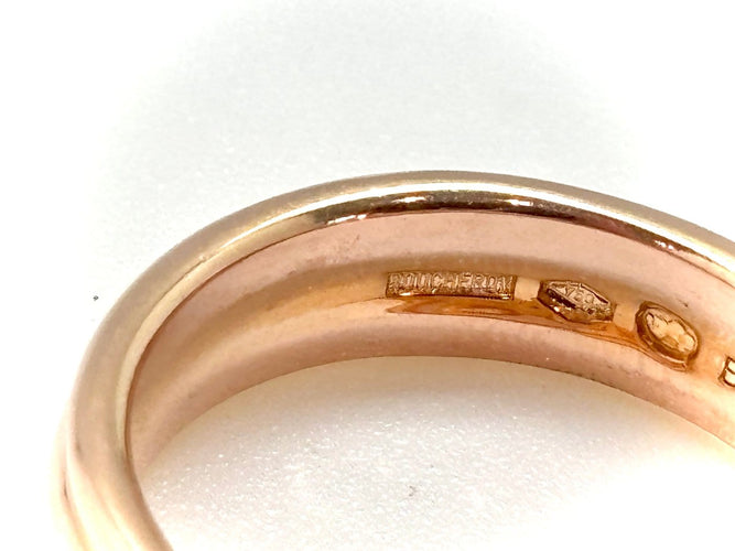 Bague 54 Boucheron - Alliance en or rose 18k 58 Facettes M9560