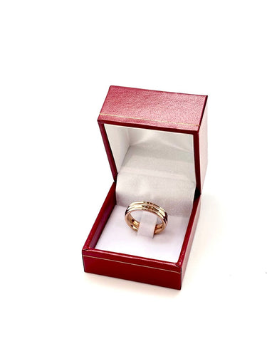 Bague 54 Boucheron - Alliance en or rose 18k 58 Facettes M9560