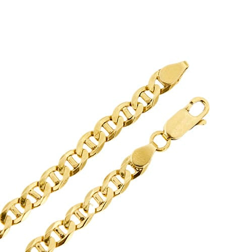 Bracelet Bracelet homme maille traversino en or jaune 18 ct 58 Facettes 30678