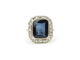 Bague 50 Art Nouveau - Bague ancienne or jaune, saphir Verneuil et diamants 58 Facettes 33850
