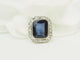 Bague 50 Art Nouveau - Bague ancienne or jaune, saphir Verneuil et diamants 58 Facettes 33850