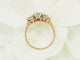 Bague 50.5 Bague ancienne trilogie en or jaune, platine et diamants 58 Facettes 33849