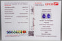 Boucles d'oreilles Boucles d'oreilles en or jaune 18 kt, tanzanites et diamants 58 Facettes E0055