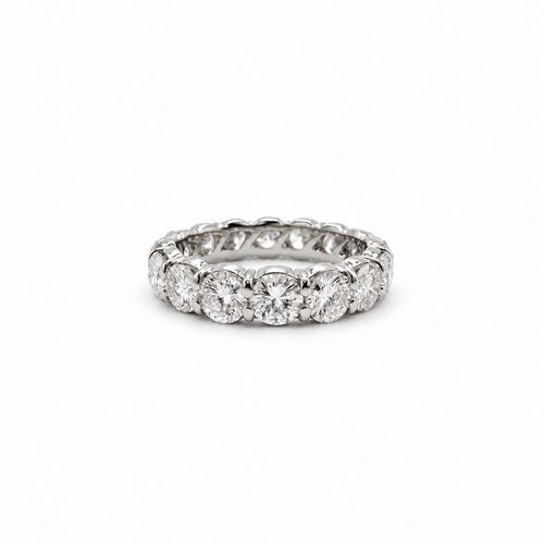 Bague 54 Alliance en or blanc 18 carats et diamants 58 Facettes 1.0001721/1