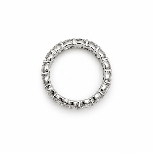 Bague 54 Alliance en or blanc 18 carats et diamants 58 Facettes 1.0001721/1