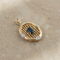 Pendentif Pendentif vintage en or jaune 14k, saphir et diamants 58 Facettes HJ062670