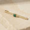 Broche Broche vintage en or jaune 585 et tourmaline 58 Facettes HJ062663