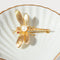 Broche Broche libellule vintage en or jaune, perle et rubis 58 Facettes HJ062664