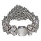 Bague 55 Bague losange en or blanc 18k pavée de diamants 58 Facettes G4038