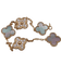 Van Cleef & Arpels - Bracelet Vintage Alhambra diamants et nacre grise
