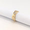 Bague 51 Bague ruban en or jaune et diamants 58 Facettes 38080
