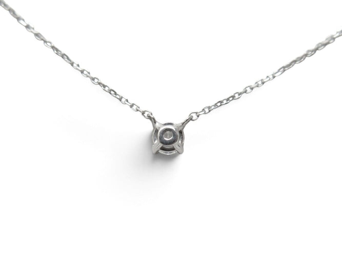 Collier Vanrycke Valentine - Collier en or blanc 18k diamant solitaire 58 Facettes 277182