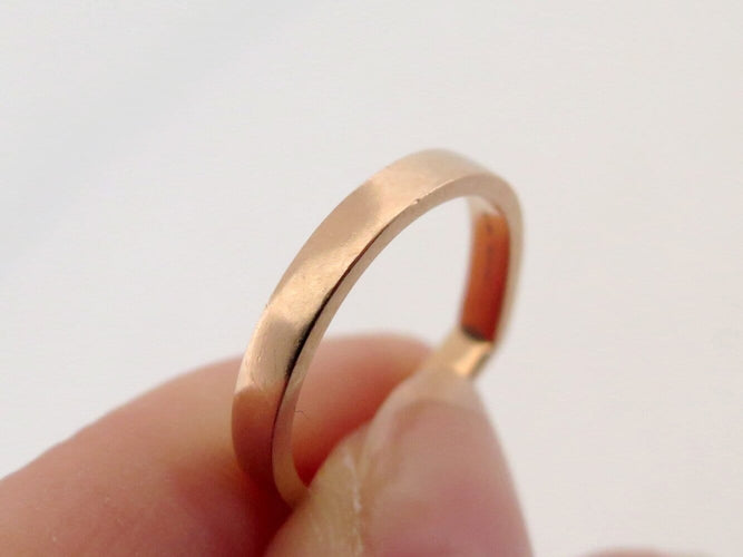 Bague 45 Vanrycke - Chevalière Bonnie and Clyde en or rose 18k et diamants 58 Facettes 277181