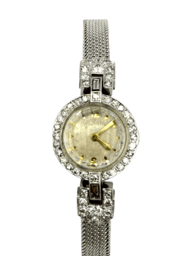Montre Jaeger-LeCoultre x Gay Frères - Montre Art déco platine et diamants 58 Facettes JEAGER MON DV
