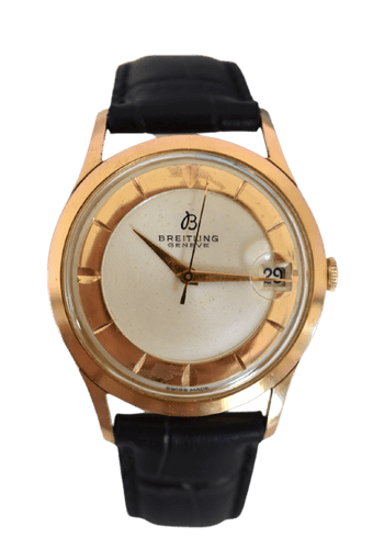 Montre Breitling - Montre réf. 4002 plaqué or et acier 58 Facettes BG-100