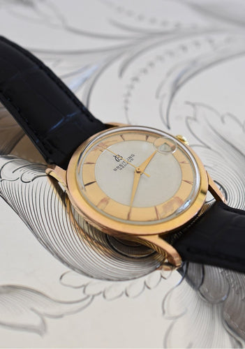 Montre Breitling - Montre réf. 4002 plaqué or et acier 58 Facettes BG-100