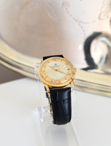 Montre Breitling - Montre réf. 4002 plaqué or et acier 58 Facettes BG-100