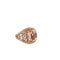 Bague 54 Bague en or rose 18 carats, morganite et diamants 58 Facettes UN-1691