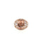 Bague 54 Bague en or rose 18 carats, morganite et diamants 58 Facettes UN-1691