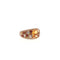 Bague 55 Bague en or rose 18 carats, saphirs multicolores et diamants 58 Facettes UN-1692