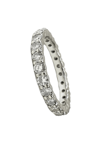 Alliance en or blanc et diamants 1,30 ct