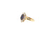Bague 54 Bague en or jaune 18 carats, saphir bleu et diamants 58 Facettes UN-1694