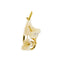 Broche Broche fleurs en nacre en or jaune 18 ct 58 Facettes 37277
