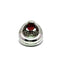 Bague 53 Bague en or blanc 750, pierre rouge et diamants 58 Facettes 50540