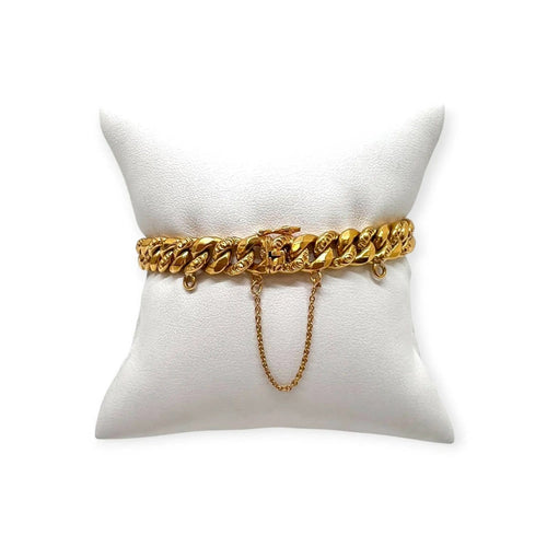 Bracelet Bracelet en or jaune 750 maille américaine 58 Facettes 330103914