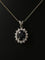 Collier Collier en or blanc 18K, saphir et diamants 58 Facettes 298