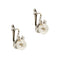 Boucles d'oreilles Boucles d’oreilles - Perles et diamants en or blanc 18 ct 58 Facettes 26902
