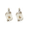 Boucles d'oreilles Boucles d’oreilles - Perles et diamants en or blanc 18 ct 58 Facettes 26902