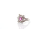 Bague 54 Bague Art déco rubis et diamants en platine 58 Facettes 27174