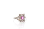 Bague 54 Bague Art déco rubis et diamants en platine 58 Facettes 27174