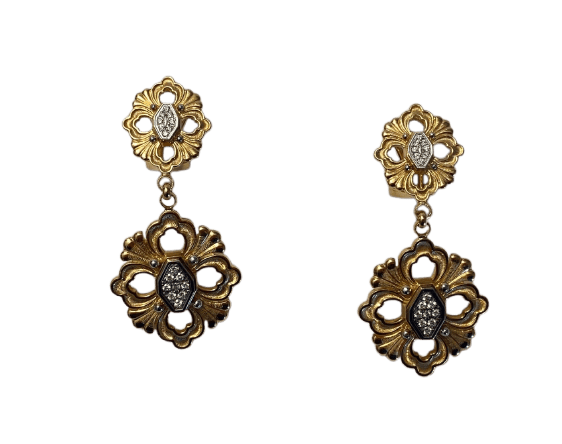 Buccellati Opera - Boucles d'oreilles en or jaune 18k