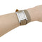 Montre Hermès Heure H - Montre en acier sur cuir 58 Facettes 35885