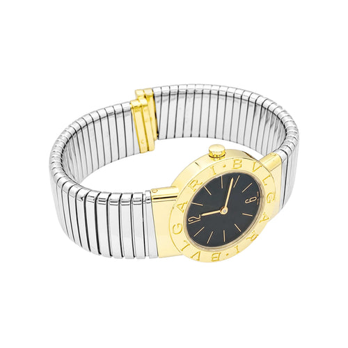 Montre Bulgari Bulgari - Montre BB 26 en or jaune et acier 58 Facettes 35999