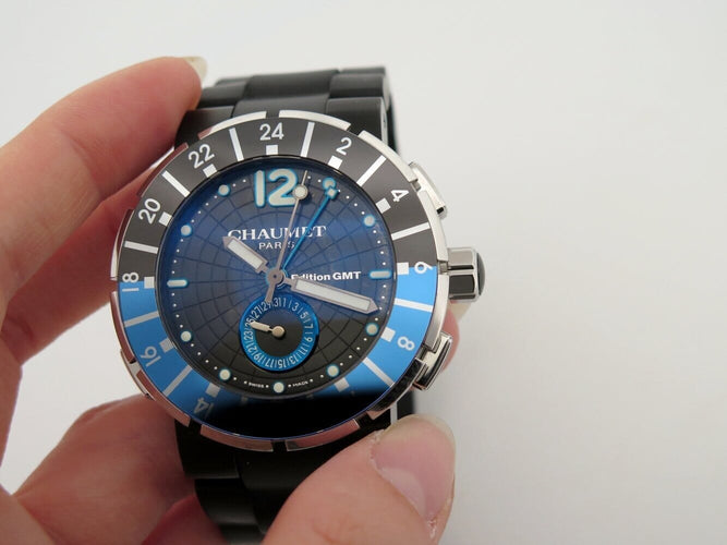 Montre Chaumet Class One GMT XXL - Montre automatique en titane 45 mm 58 Facettes 277173