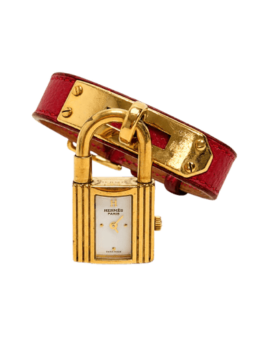 Montre Hermès Kelly - Montre en cuir rouge 58 Facettes WC-2026-3304