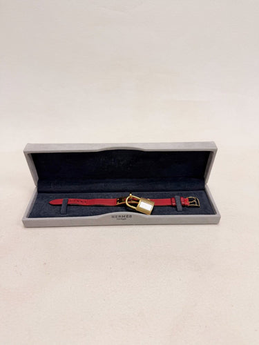 Montre Hermès Kelly - Montre en cuir rouge 58 Facettes WC-2026-3304