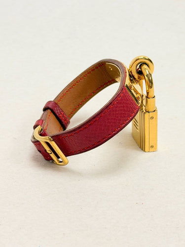 Montre Hermès Kelly - Montre en cuir rouge 58 Facettes WC-2026-3304