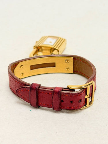 Montre Hermès Kelly - Montre en cuir rouge 58 Facettes WC-2026-3304