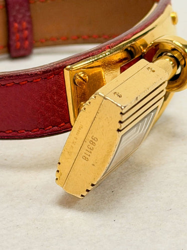 Montre Hermès Kelly - Montre en cuir rouge 58 Facettes WC-2026-3304